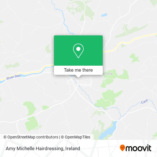 Amy Michelle Hairdressing map