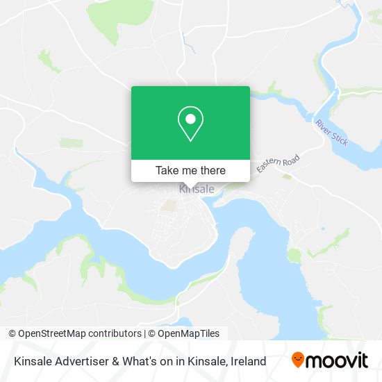 Kinsale Advertiser & What's on in Kinsale map