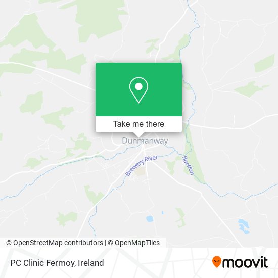 PC Clinic Fermoy map