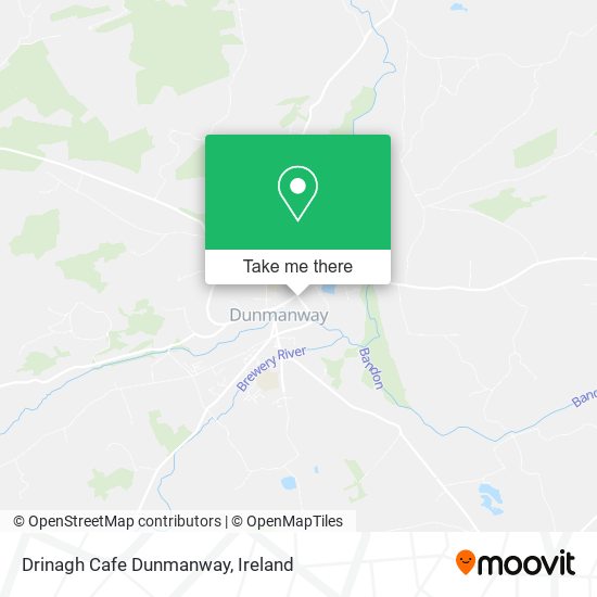 Drinagh Cafe Dunmanway map