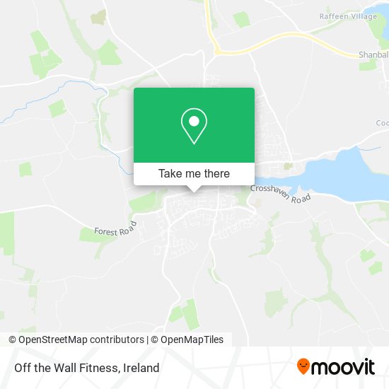 Off the Wall Fitness map