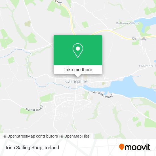 Irish Sailing Shop map