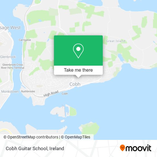 Cobh Guitar School map