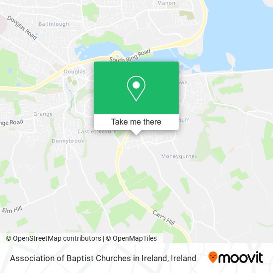 Association of Baptist Churches in Ireland map