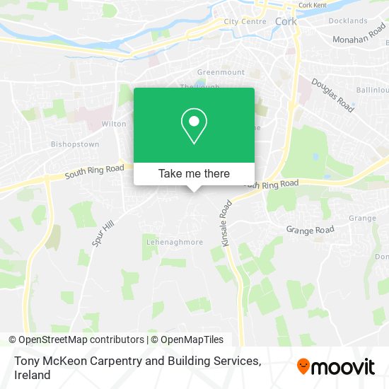 Tony McKeon Carpentry and Building Services map