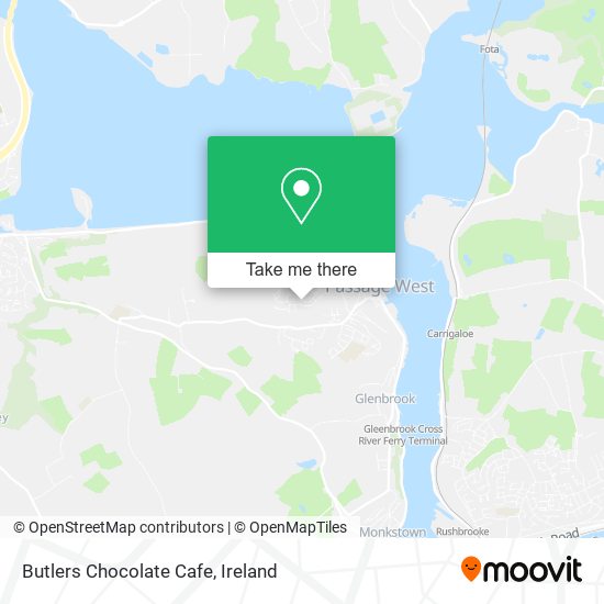 Butlers Chocolate Cafe map