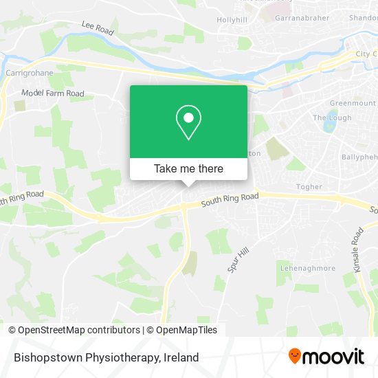 Bishopstown Physiotherapy map