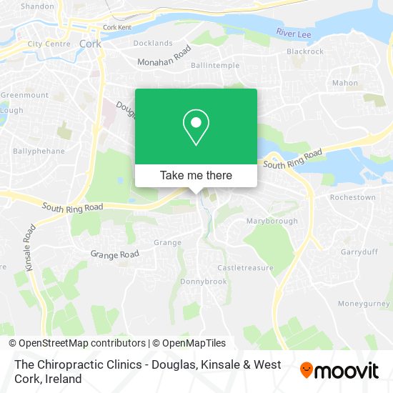 The Chiropractic Clinics - Douglas, Kinsale & West Cork map