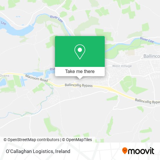 O'Callaghan Logistics map