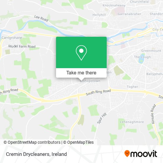 Cremin Drycleaners map