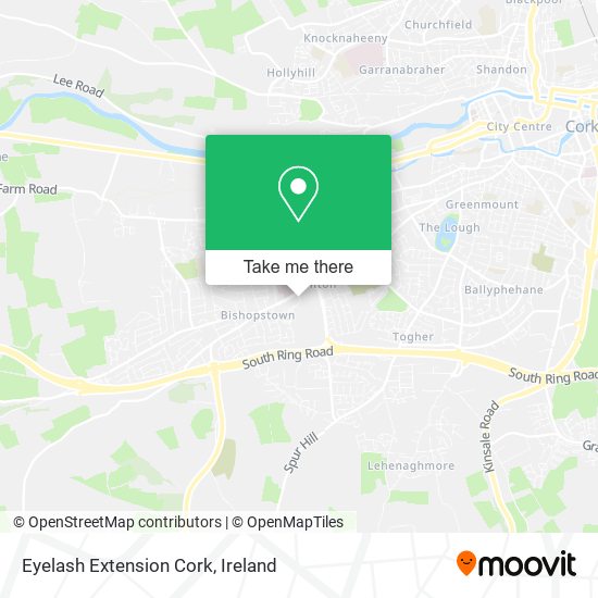 Eyelash Extension Cork map