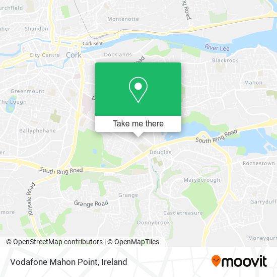Vodafone Mahon Point map