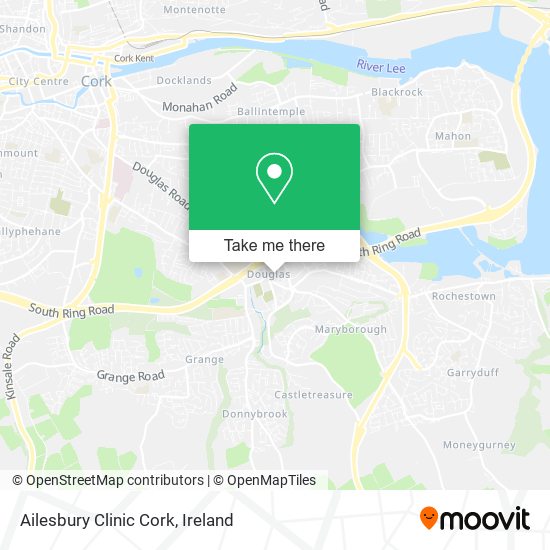 Ailesbury Clinic Cork map