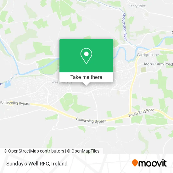 Sunday's Well RFC map