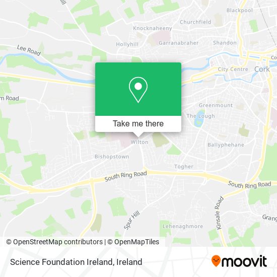 Science Foundation Ireland map