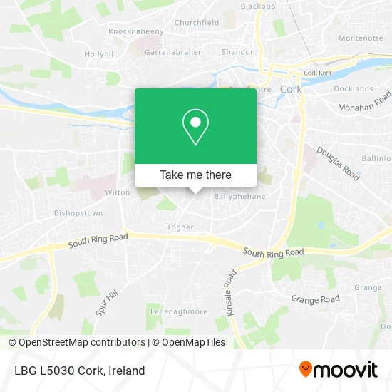 LBG L5030 Cork map