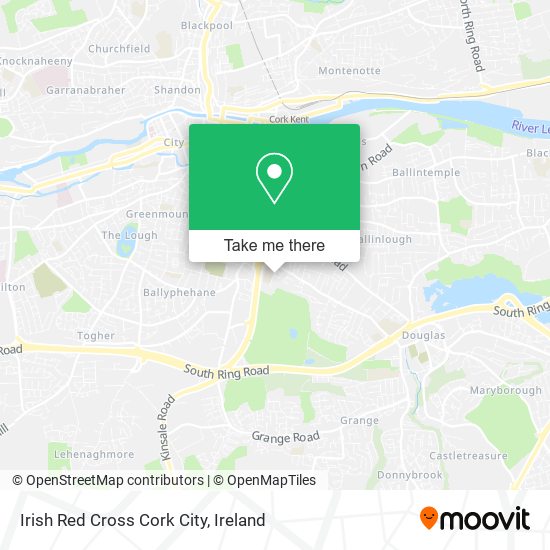 Irish Red Cross Cork City map