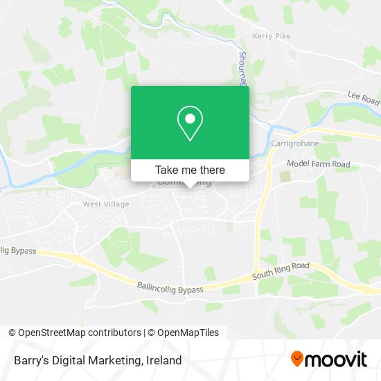 Barry's Digital Marketing map