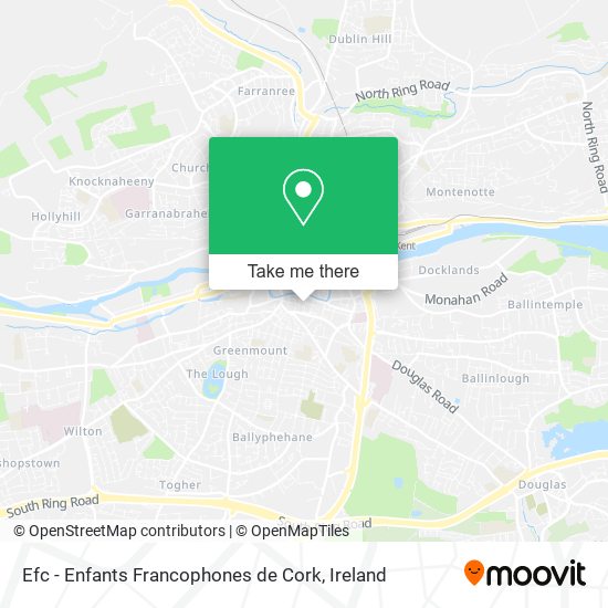 Efc - Enfants Francophones de Cork map