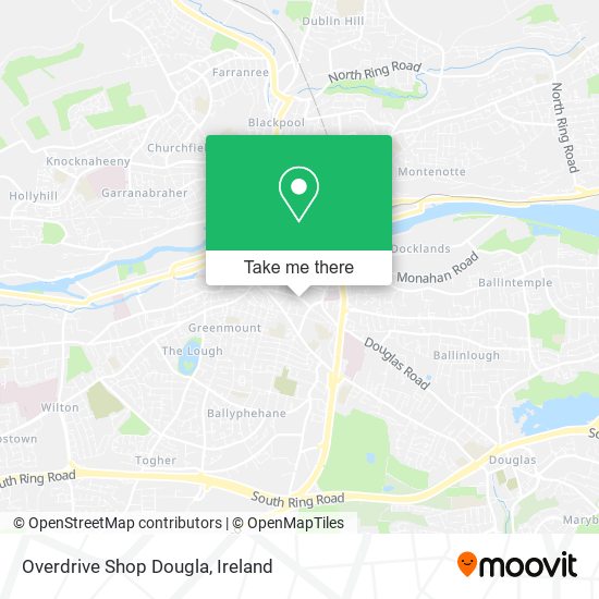 Overdrive Shop Dougla map