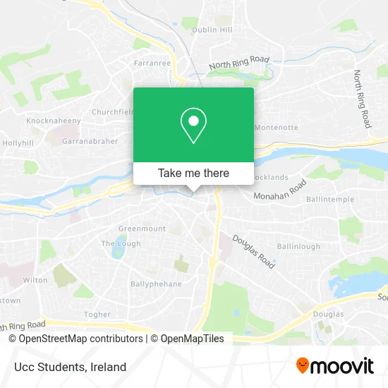 Ucc Students map