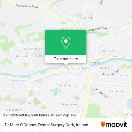 Dr Mary O'Connor, Dental Surgery Cork map