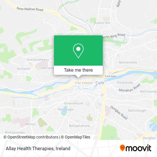 Allay Health Therapies map