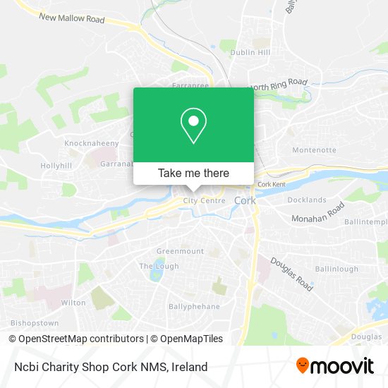 Ncbi Charity Shop Cork NMS map