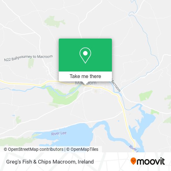 Greg's Fish & Chips Macroom map