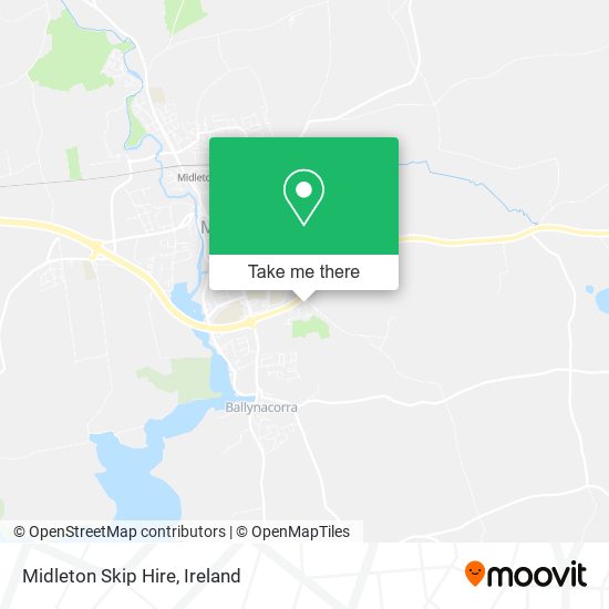 Midleton Skip Hire map