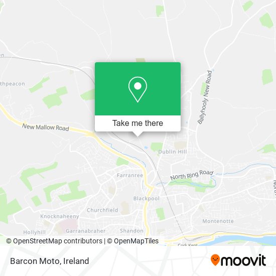 Barcon Moto map