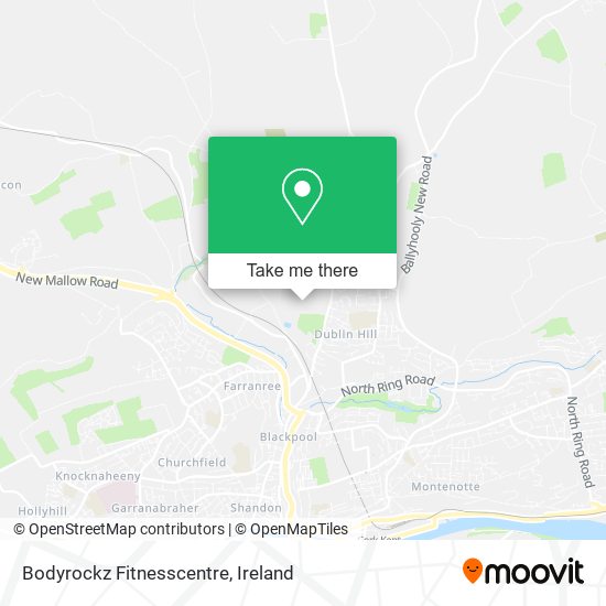 Bodyrockz Fitnesscentre map