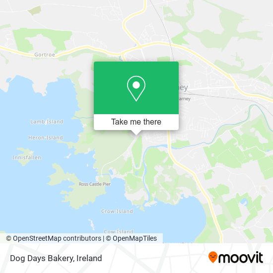 Dog Days Bakery map