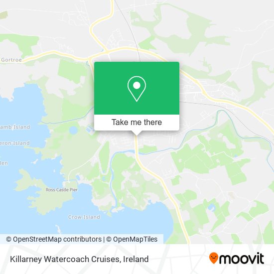 Killarney Watercoach Cruises plan