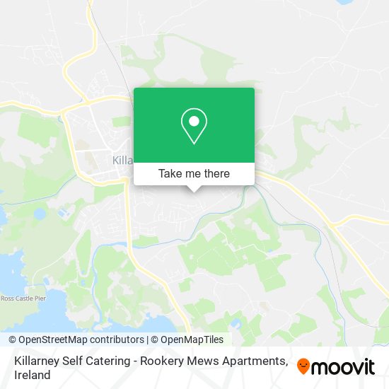 Killarney Self Catering - Rookery Mews Apartments map