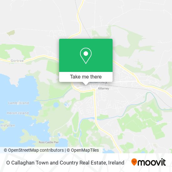 O Callaghan Town and Country Real Estate map