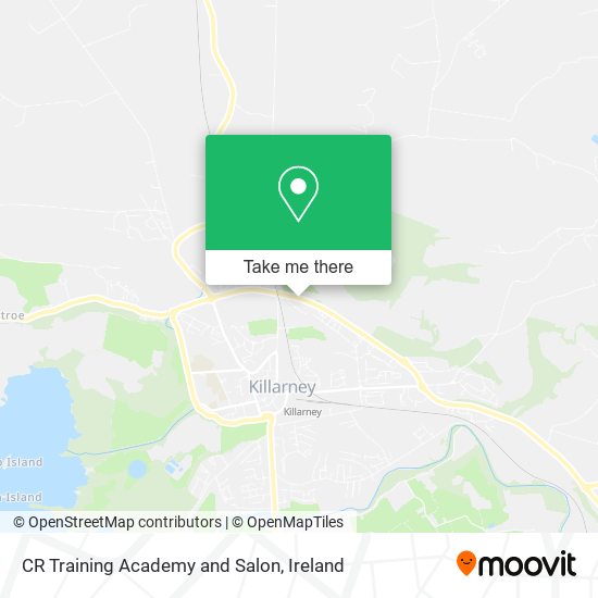 CR Training Academy and Salon map