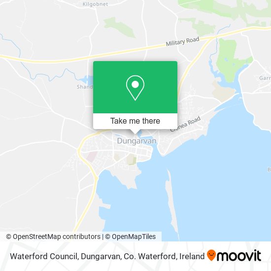 Waterford Council, Dungarvan, Co. Waterford map