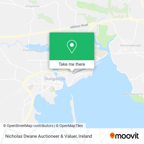 Nicholas Dwane Auctioneer & Valuer map