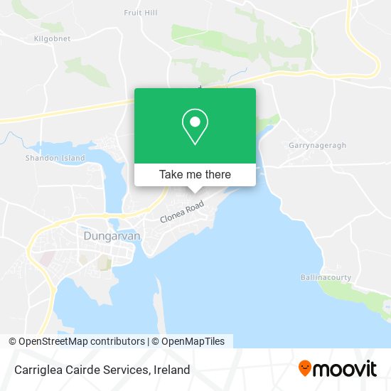 Carriglea Cairde Services map