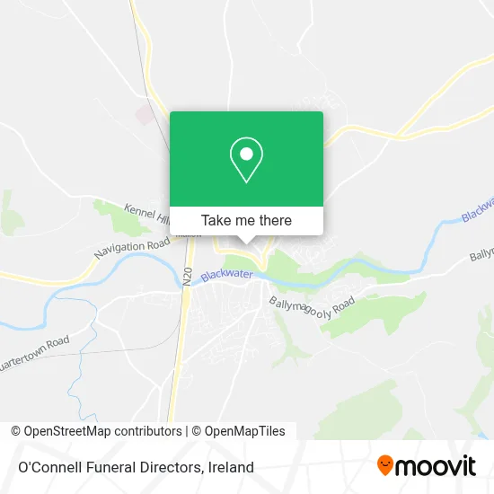 O'Connell Funeral Directors map