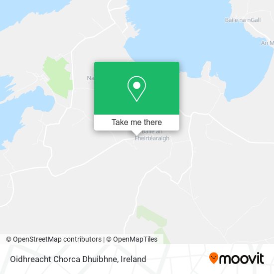 Oidhreacht Chorca Dhuibhne map