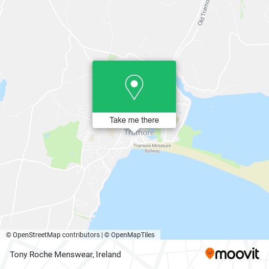 Tony Roche Menswear map