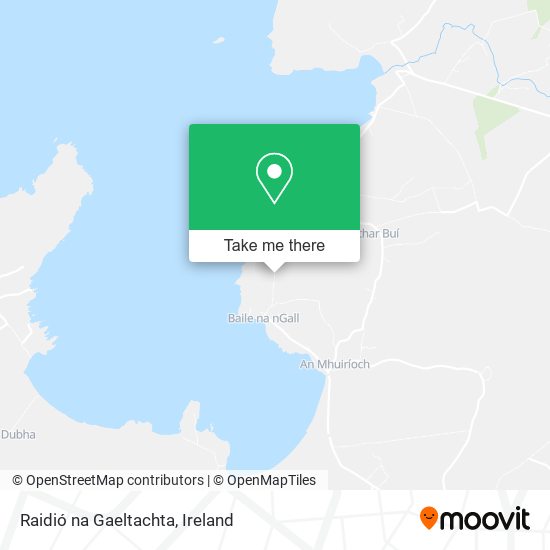 Raidió na Gaeltachta map