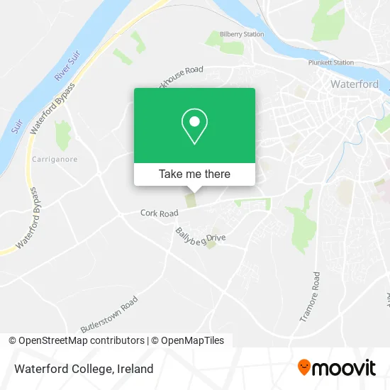 Waterford College map