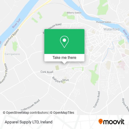 Apparel Supply LTD map