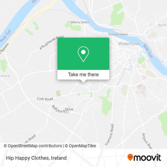 Hip Happy Clothes map