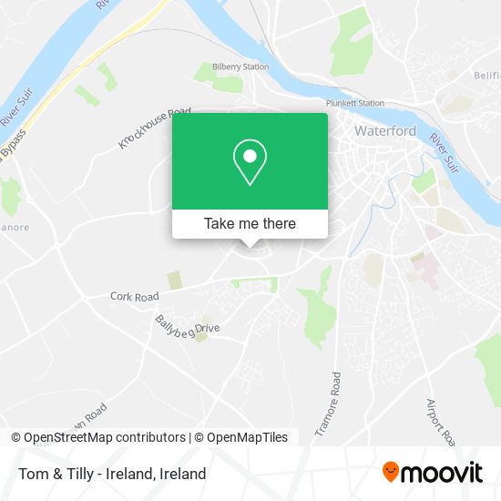 Tom & Tilly - Ireland map