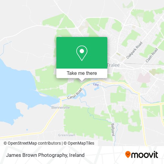 James Brown Photography map