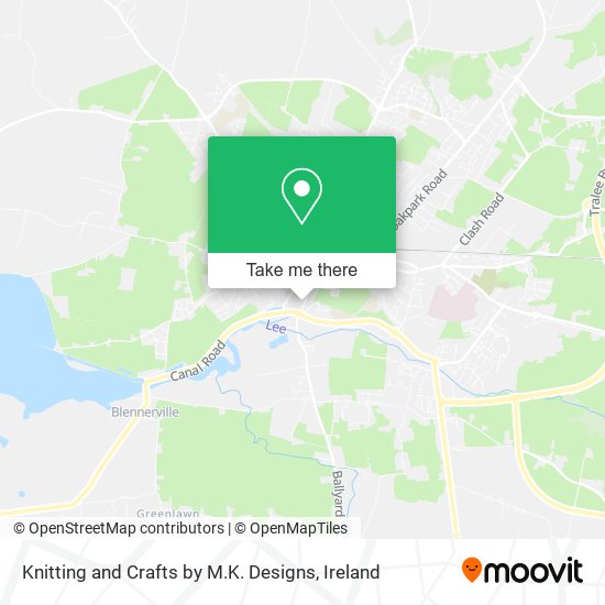 Knitting and Crafts by M.K. Designs map